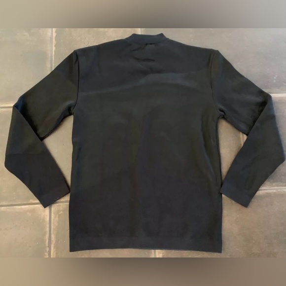 NWOT LGN Louis Gabriel Nouchi PULL JACQUARD EFFET SUEUR Black Sweater Sz S $495 - Picture 3 of 16